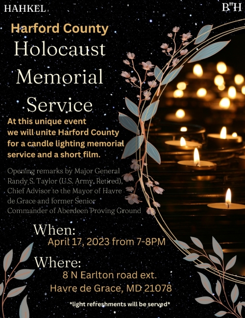 Holocaust Memorial Harford County 